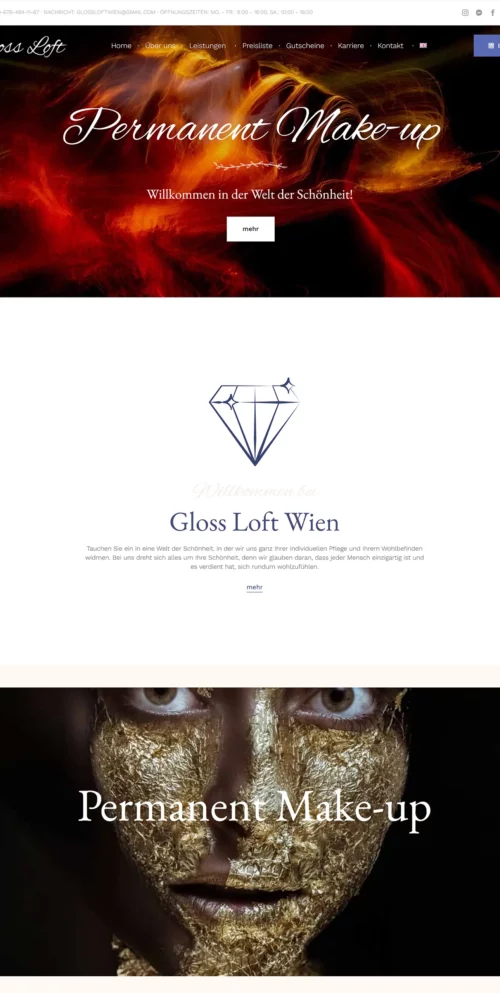 Gloss Loft Wien bietet Permanent Make-up-Dienstleistungen an und heißt Sie in der Welt der Schönheit willkommen.